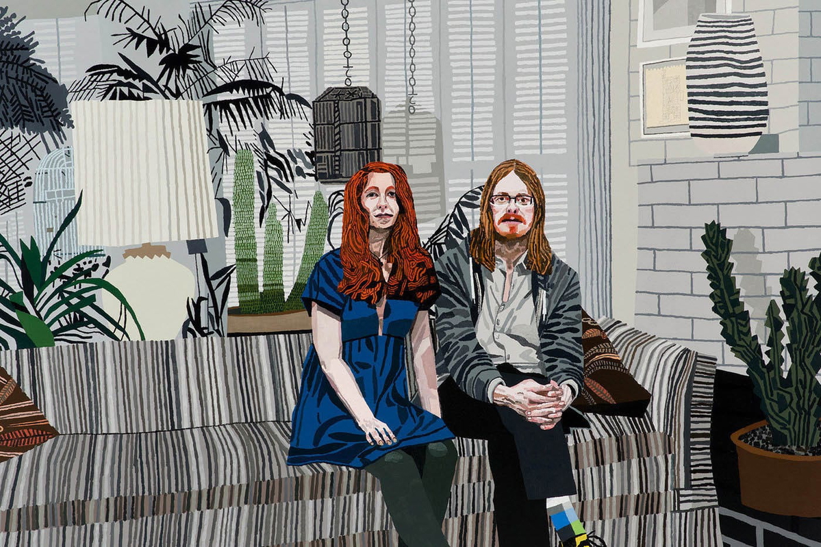 jonas wood leslie michael figurative painting