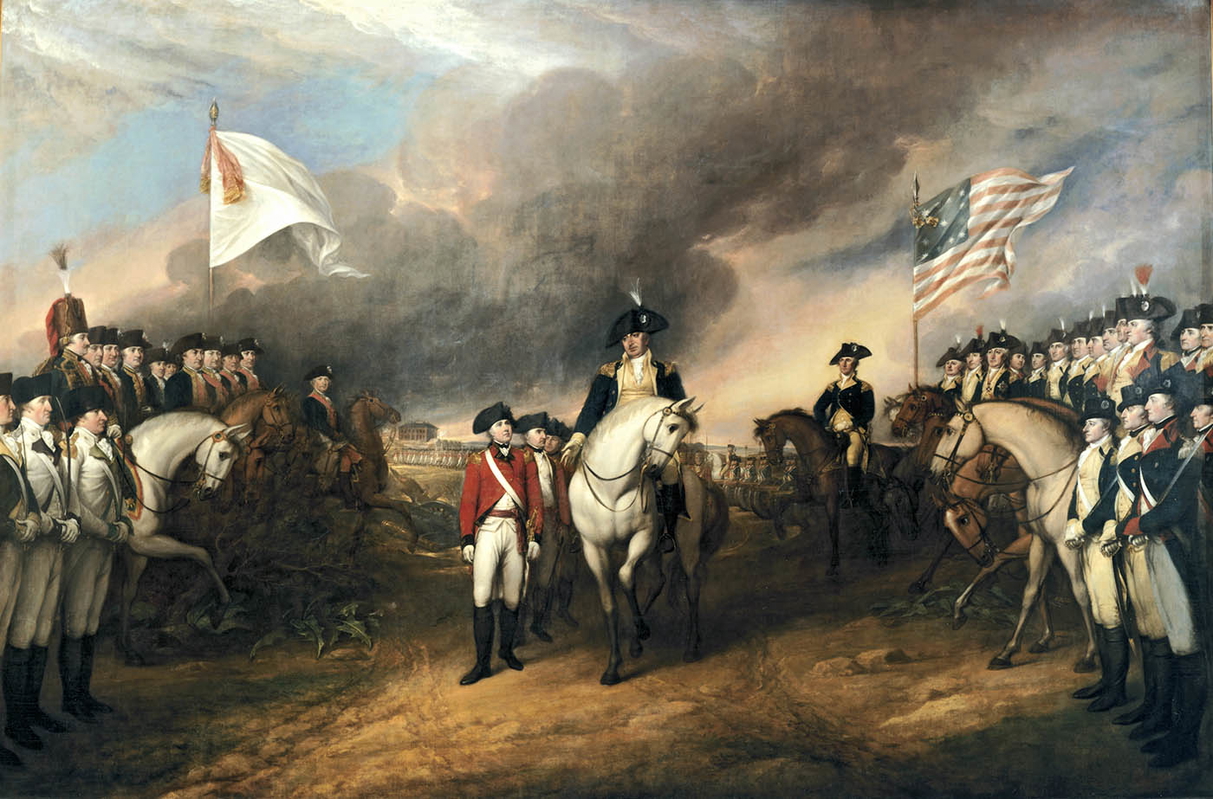 lord cornwallis surrender american monarchists trumbull painting