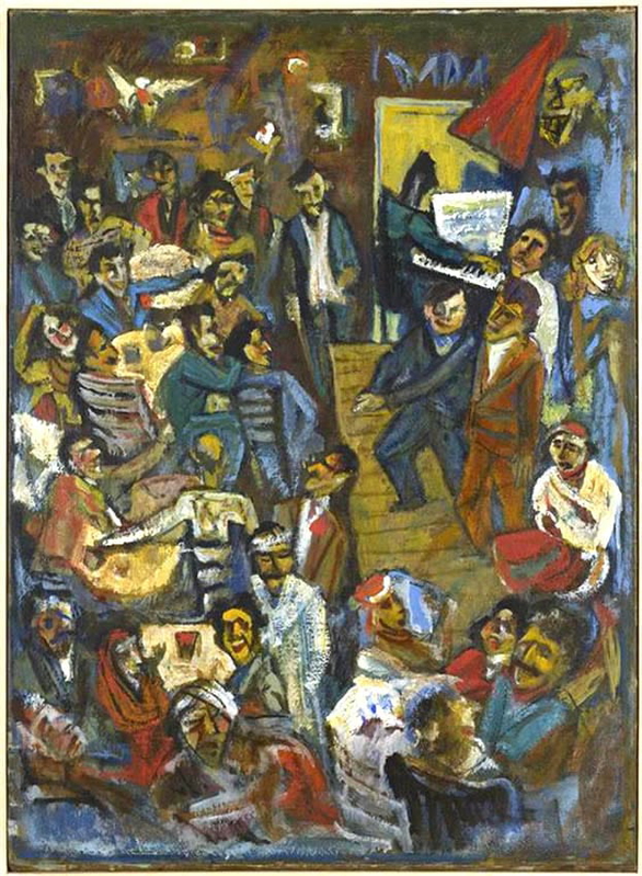 marcel janco cabaret voltaire painting