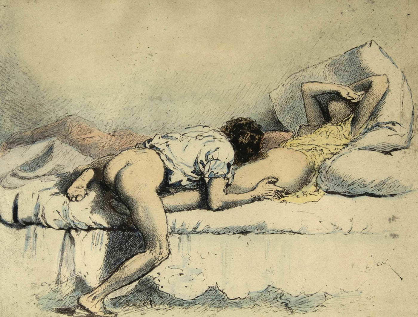 mihaly zichy liebe erotic illustration