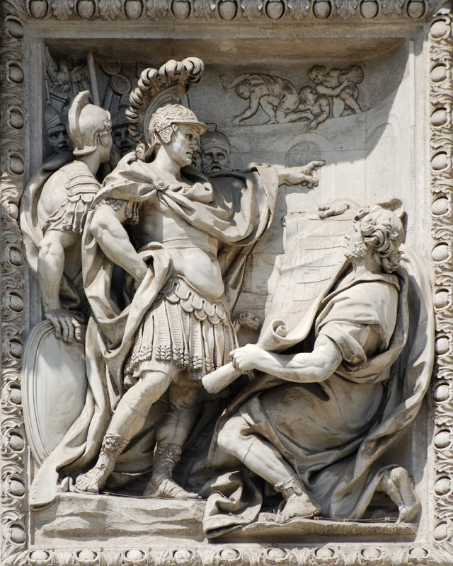 relief agrippa trevi