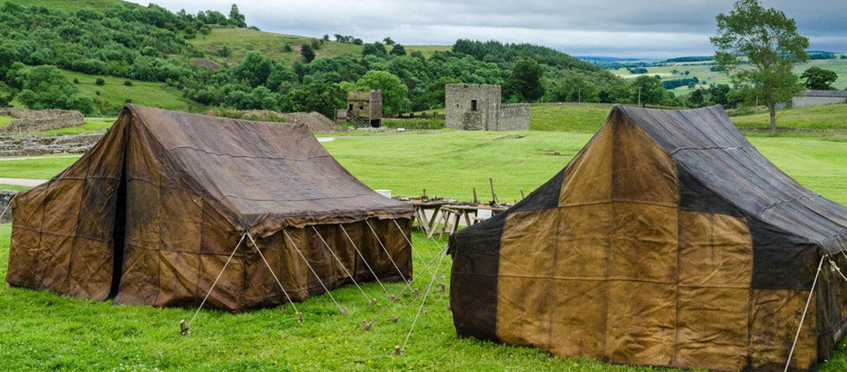 roman legion tents vindolanda great britain