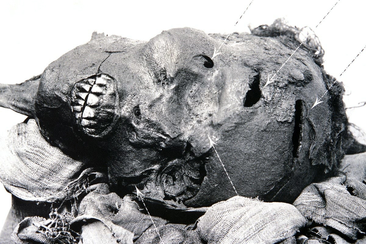 seqenenre tau mummy head