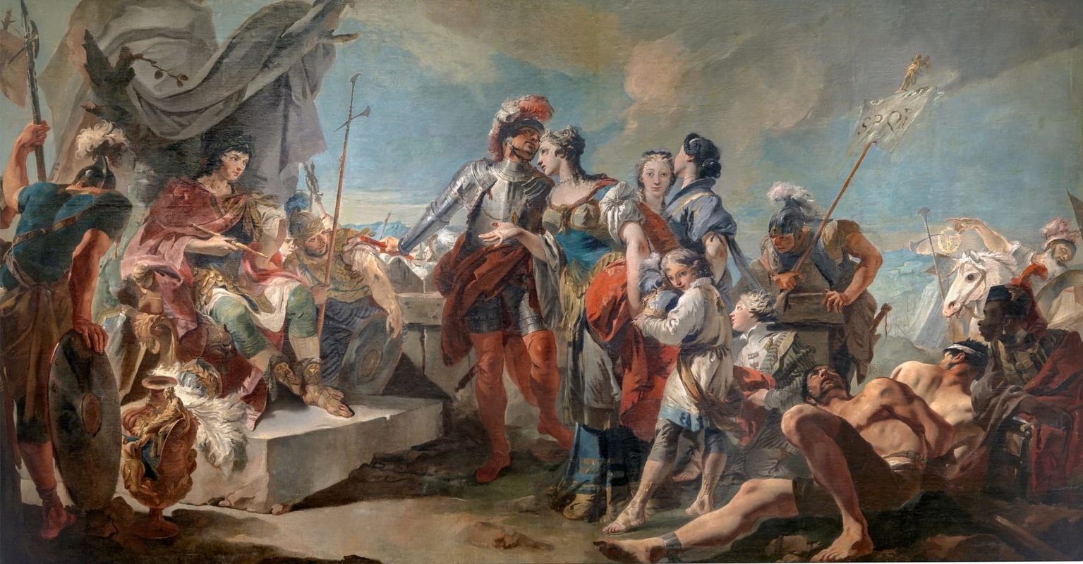 tiepolo queen zenobia before aurelian