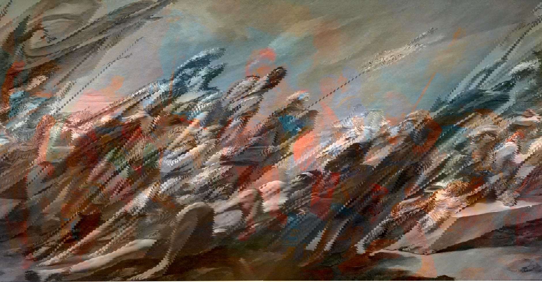 tiepolo queen zenobia before aurelian