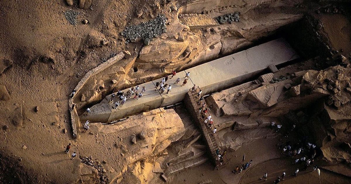 unfinished obelisk aswan egypt