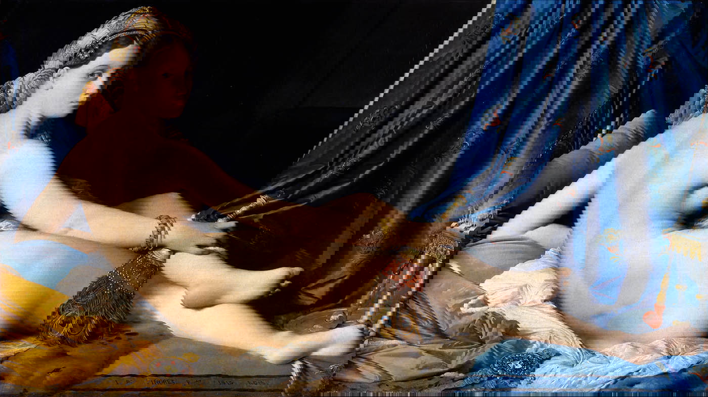 19th century brothels ingres grande odalisque painting