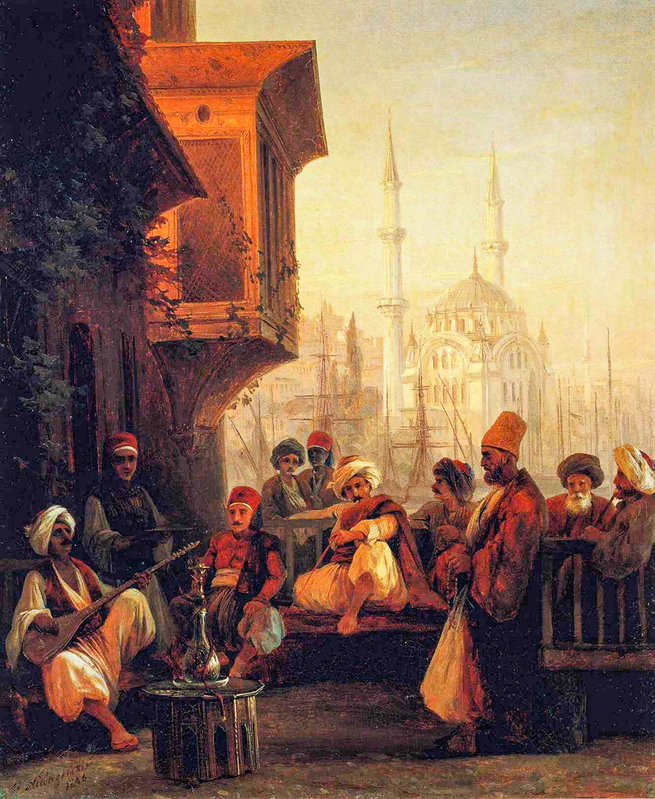aivazovsky coffe house constantinople