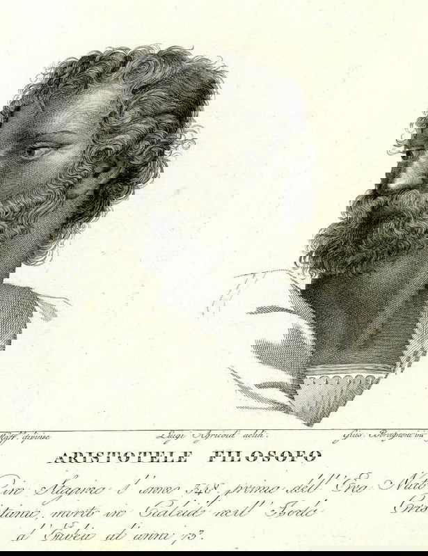 aristotle engraving greek philosophers