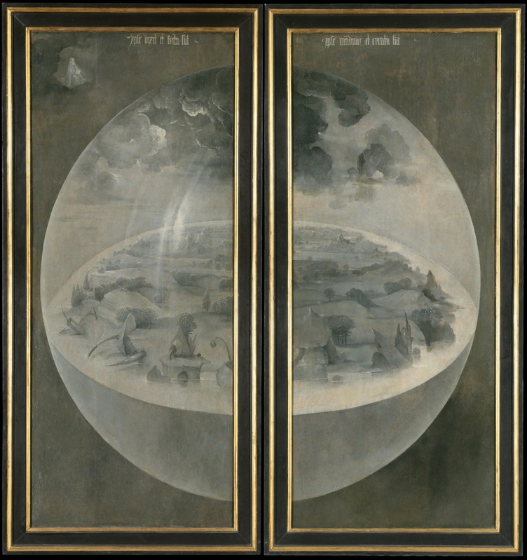 bosch garden earthly delights outer panel