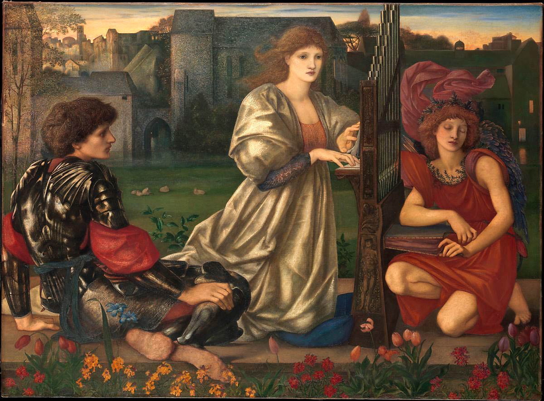 burne jones love song painting