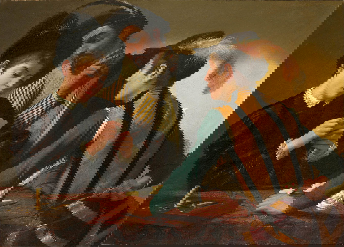 cardsharps caravaggio card game