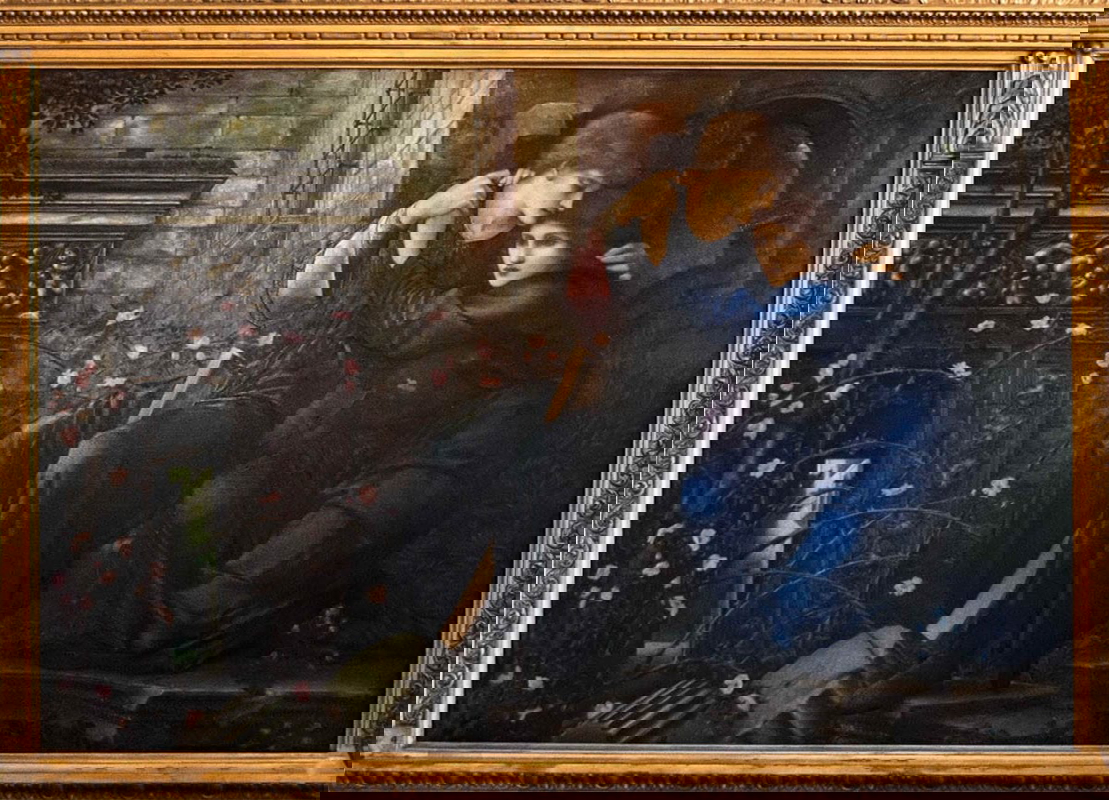 edward burne jones love among the ruins painting
