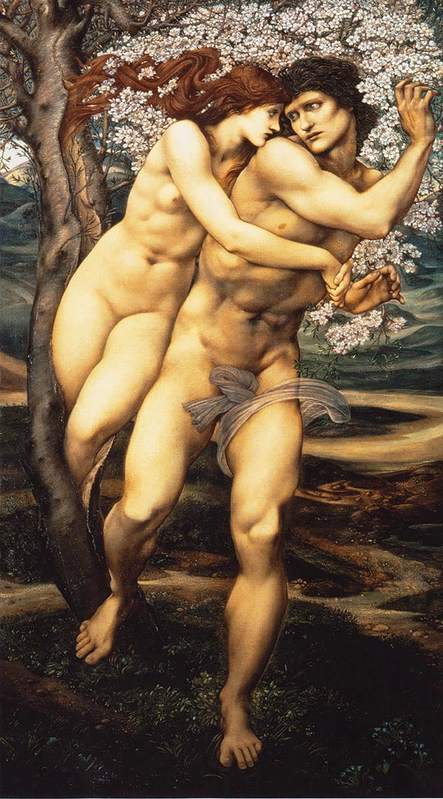 edward burne jones tree of forgiveness painting