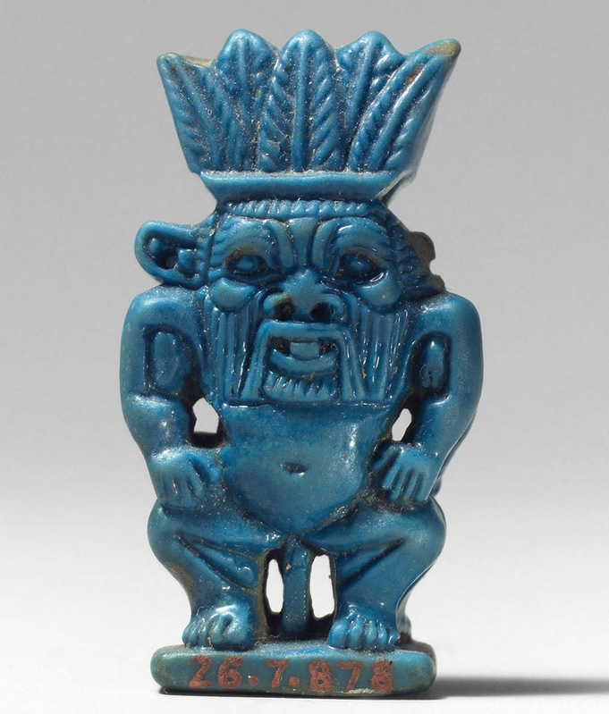 egyptian deities bes amulet
