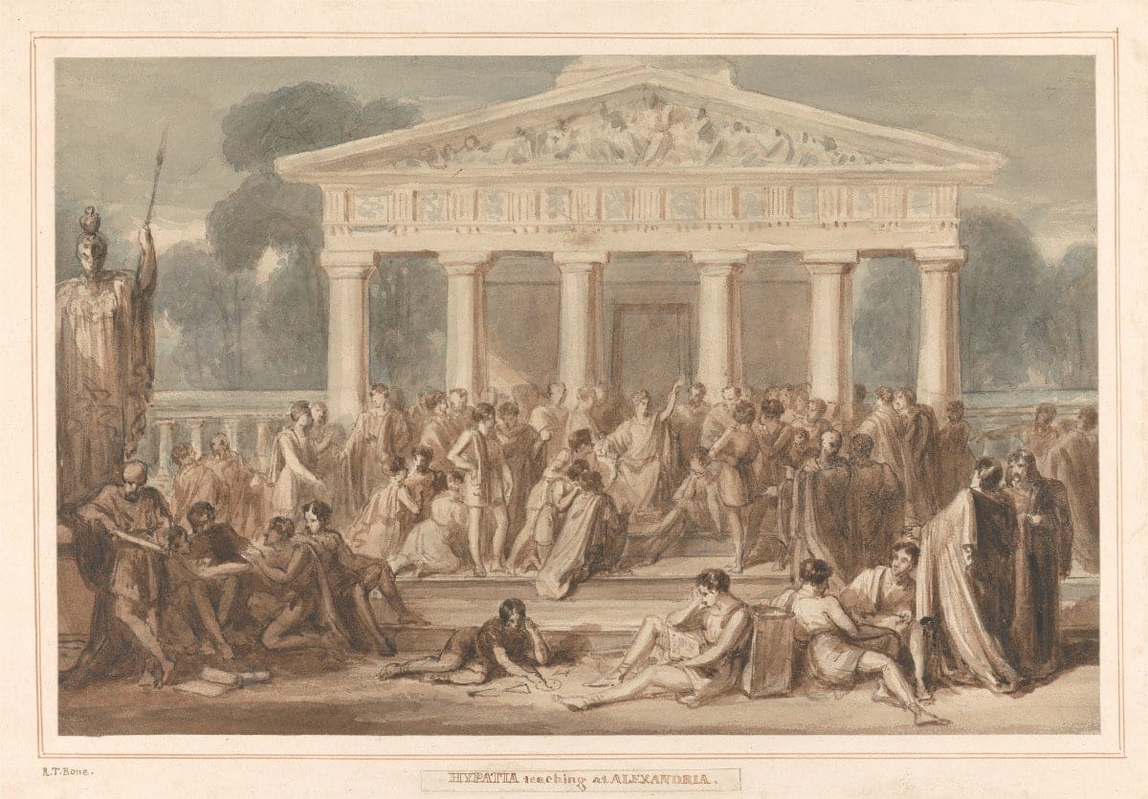 hypatia teaching in alexandria