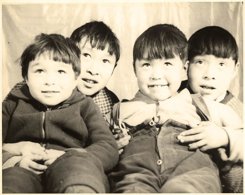 inuit eskimo boys baffinland photograph