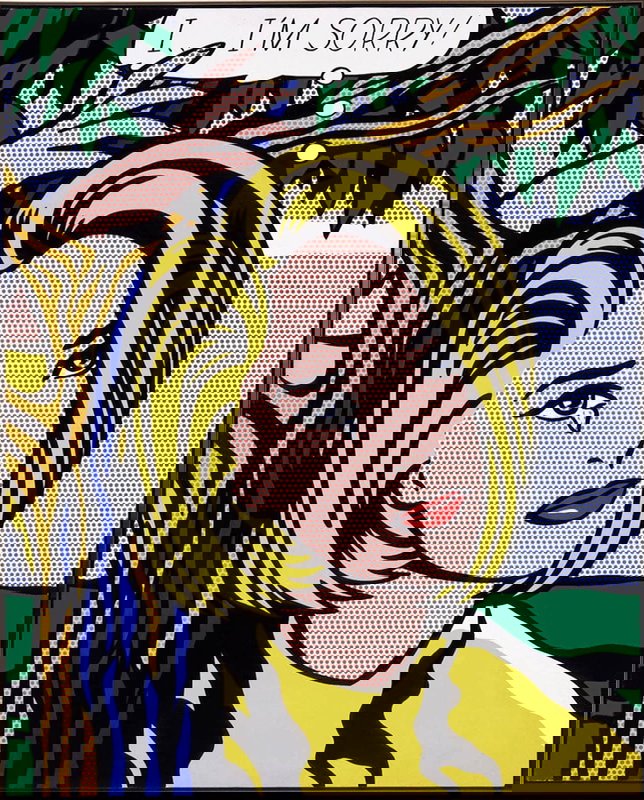 lichtenstein I'm sorry painting