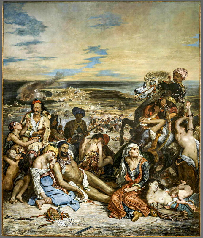 orientalism ingres turkish bath delacroix chios