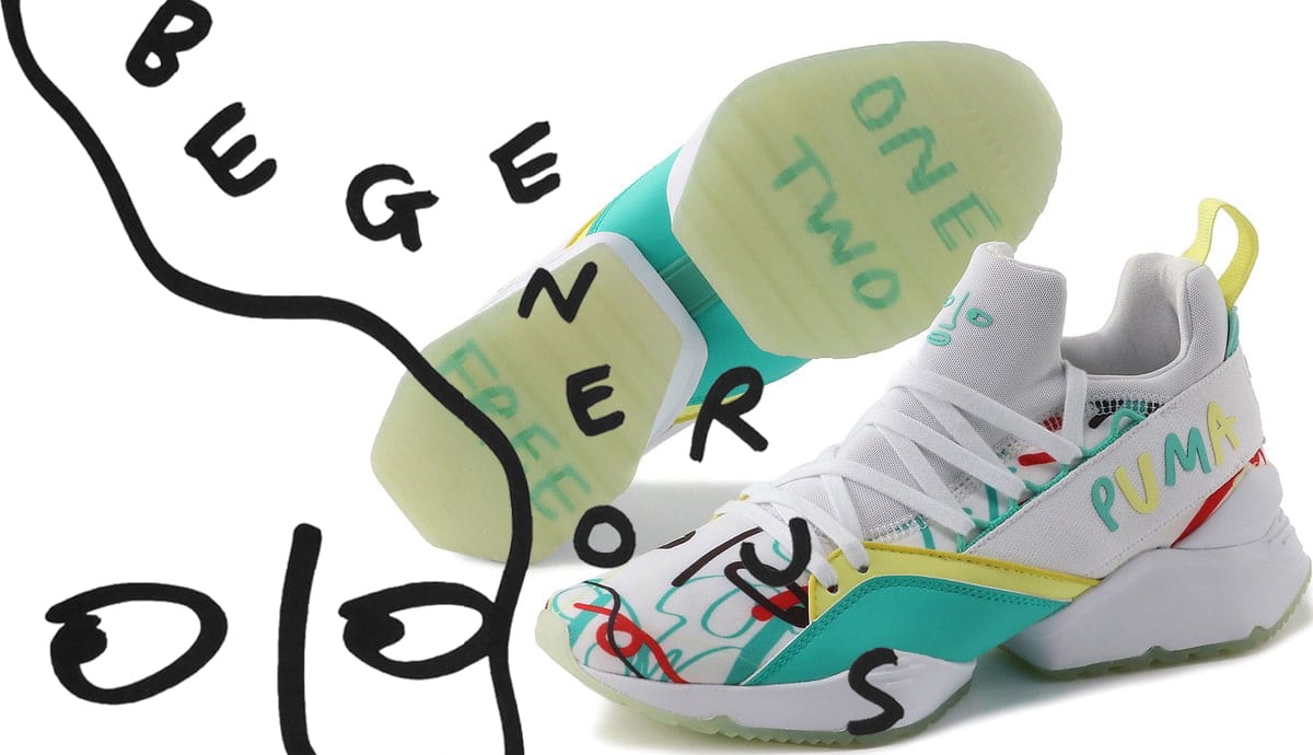 puma sneaker shantell martin be generous 2019 drawing