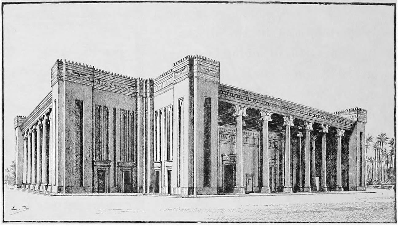 reconstruction susa palace persian empire