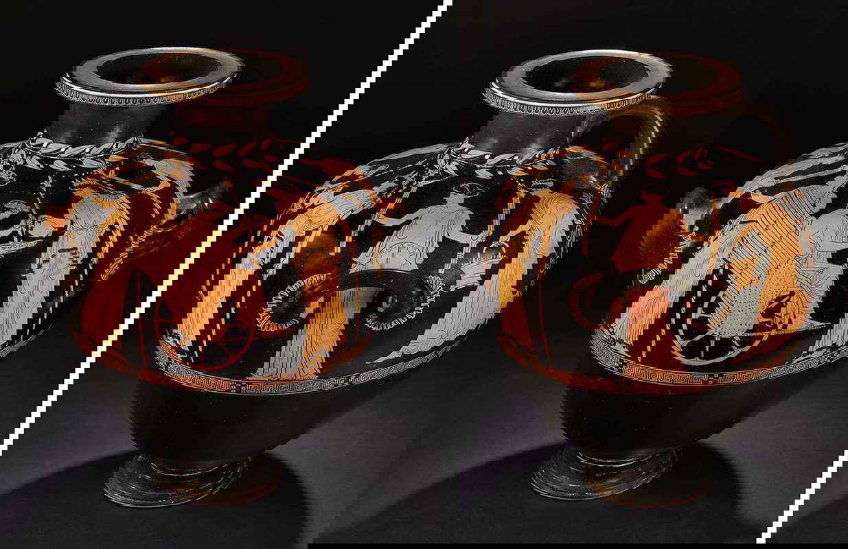 red figure hydria triptolemos