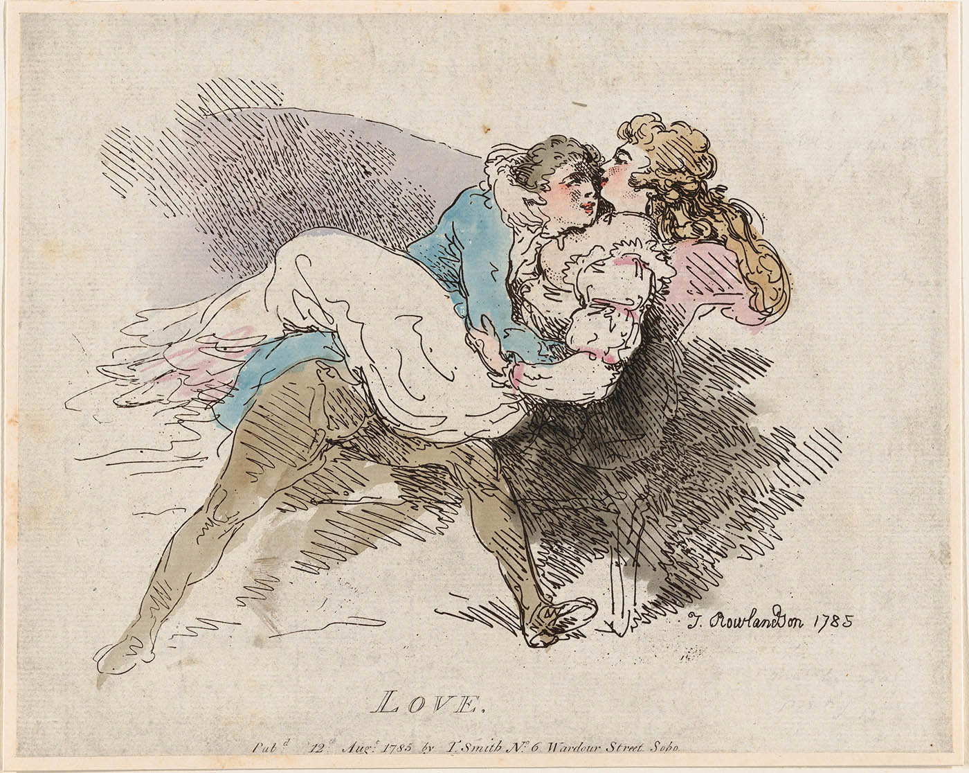 thomas rowlandson love print