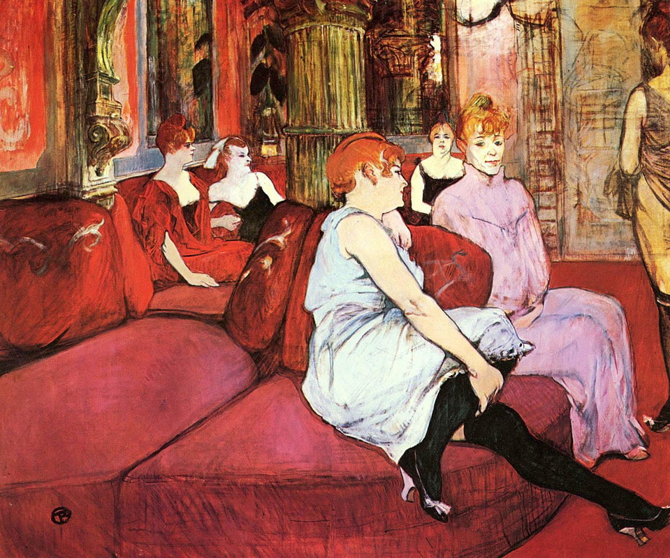 toulouse lautrec maisons closes salon rue moulins