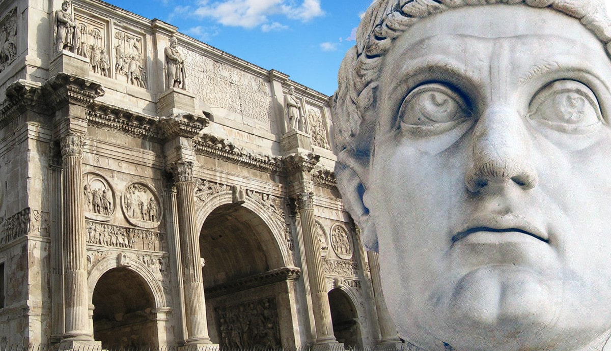 arch of constantine the great colossus