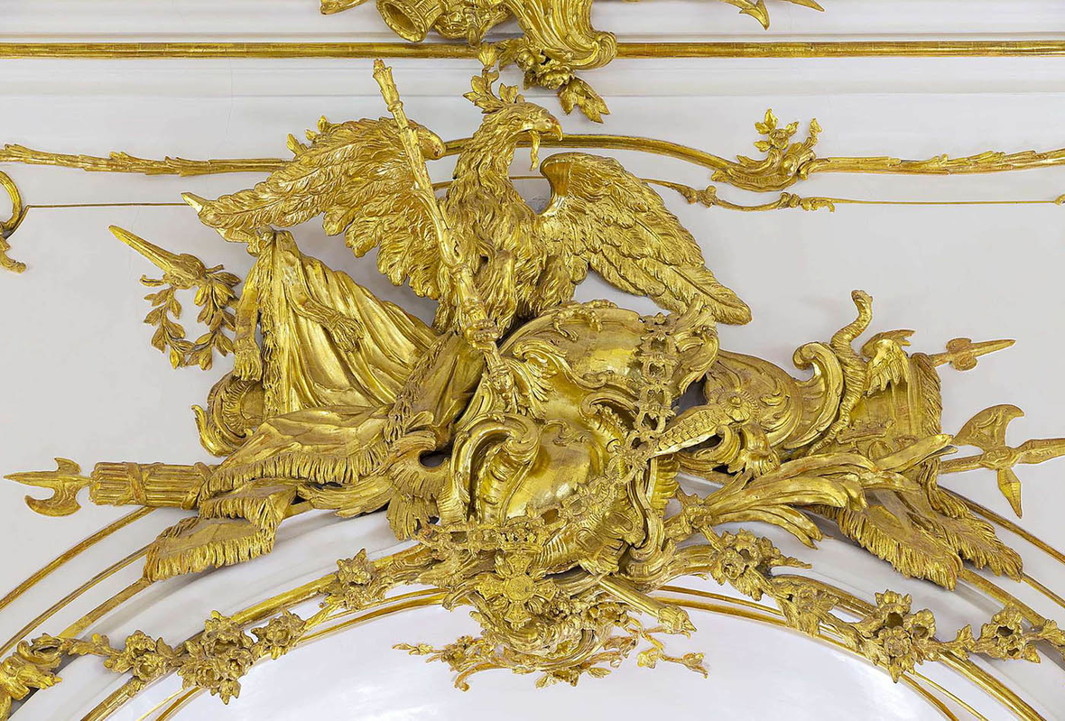 baroque architecture palace schoenbrunn small gallery decoration