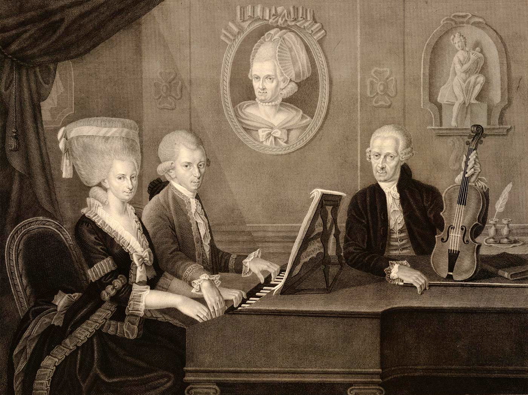blasius hîfel mozart family portrait