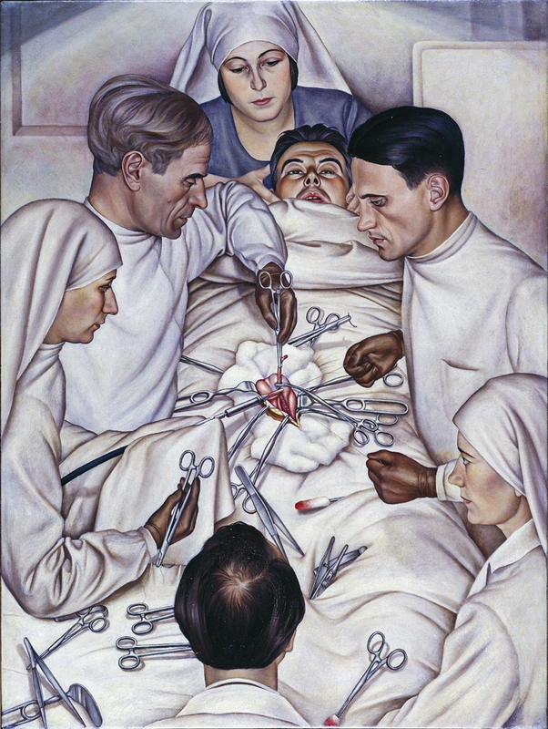 christian schad operation painting 1929