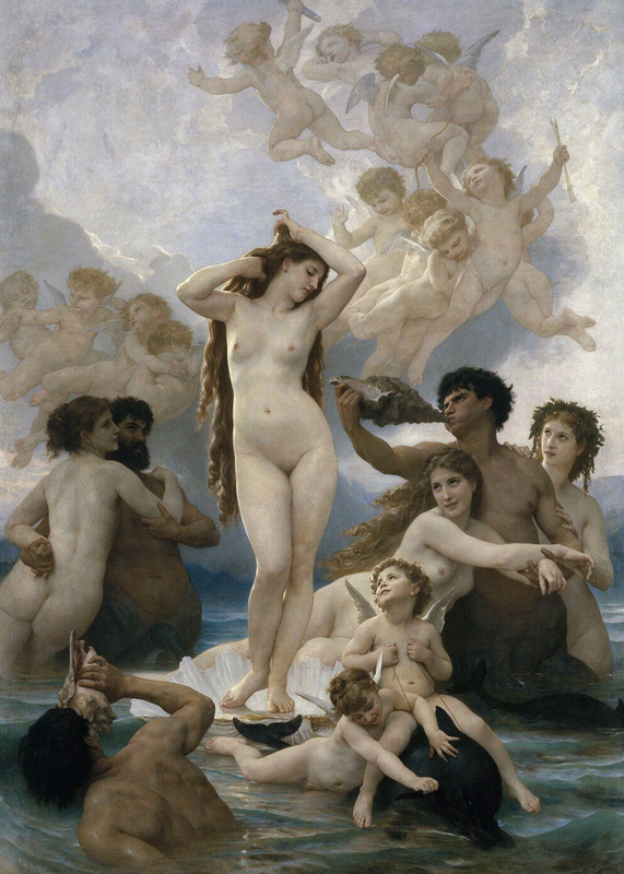 creation myths bouguereau venus painting