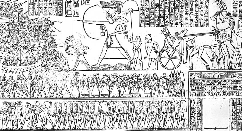 defeating the sea people relief