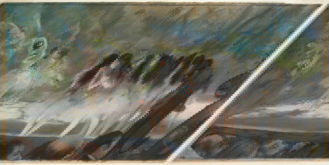 edgar degas ballet at the paris opera