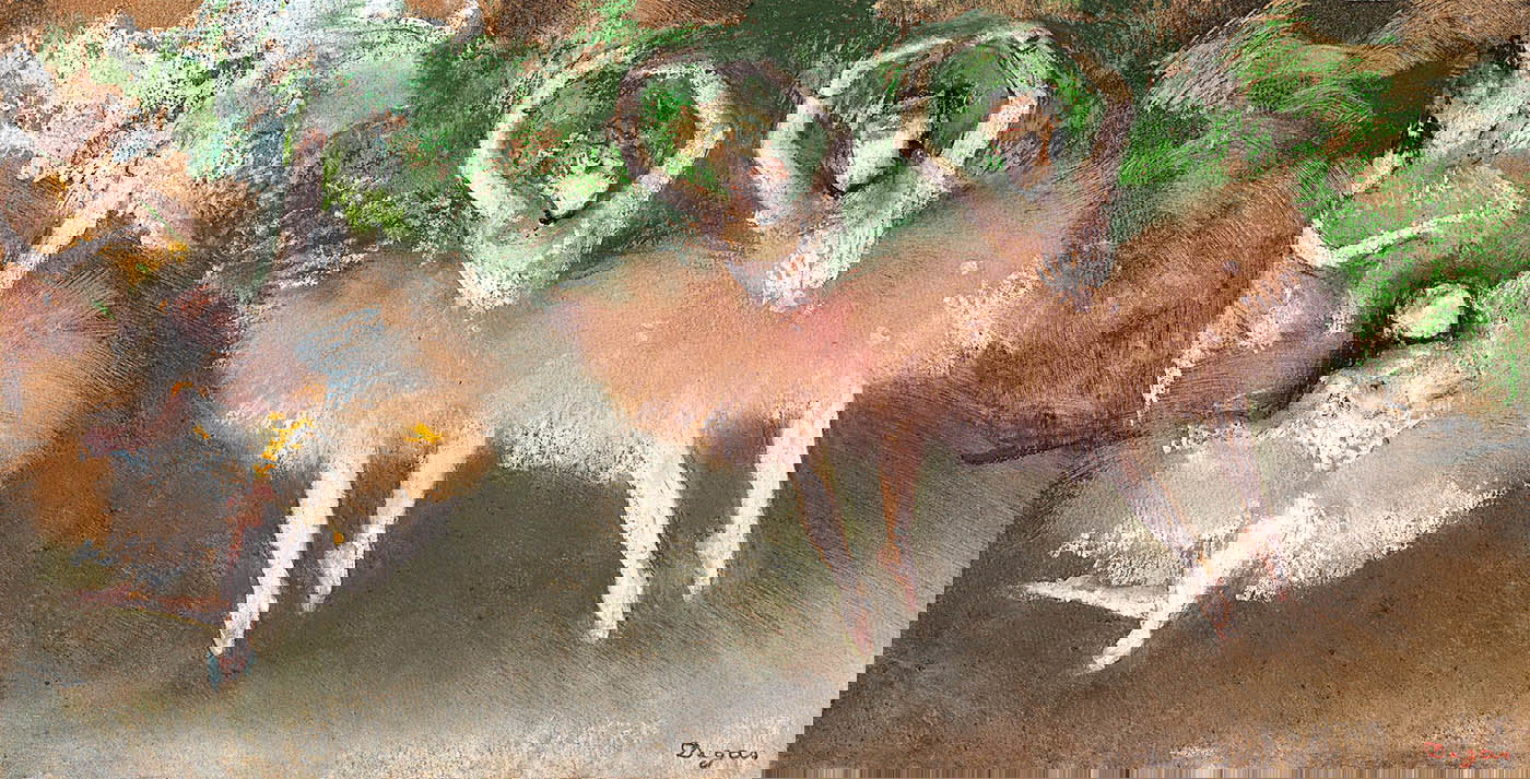 edgar degas ballet scene lightfield monotype