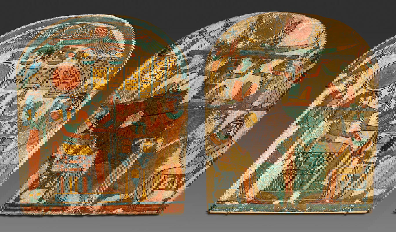 egypt stela priest saiah