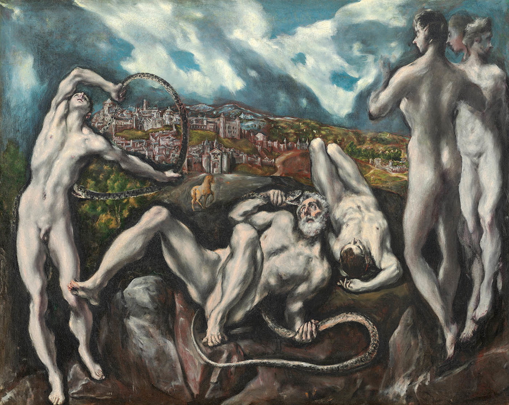 el greco laocoon and his sons painting