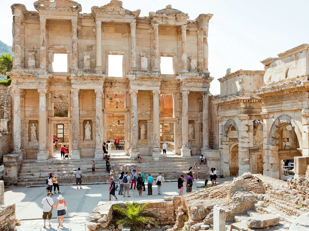 ephesus library celsius