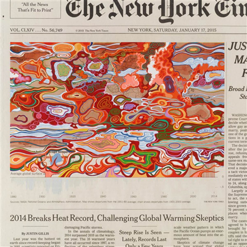 fred tomaselli saturday january 17 2015
