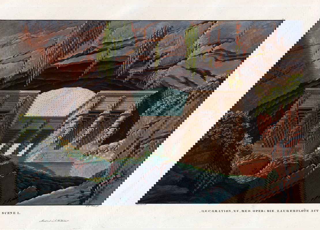 friedrich thiele magic flute first act design