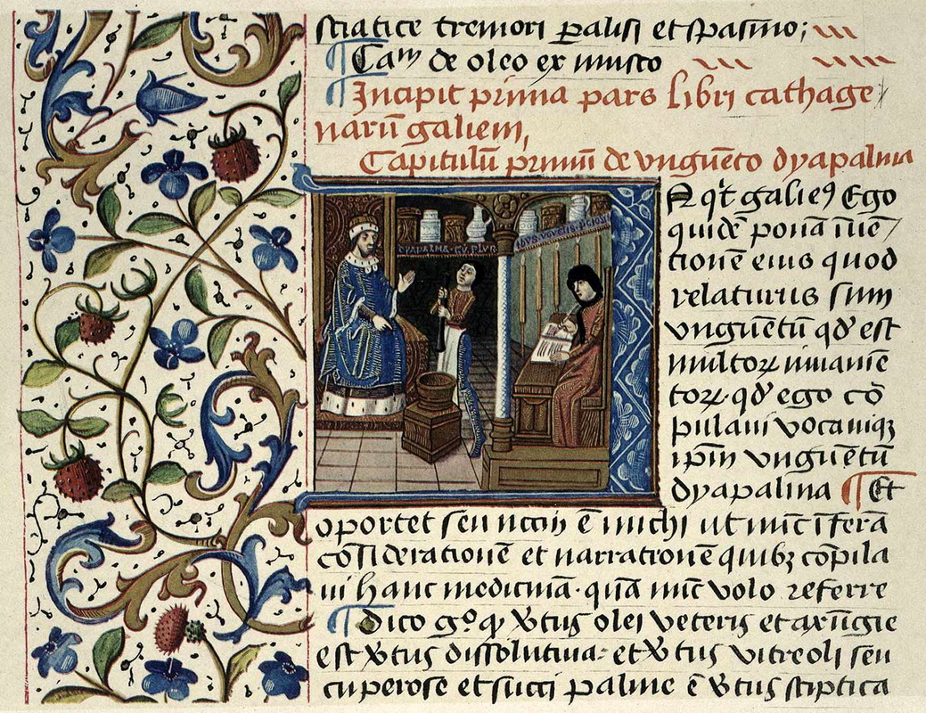 galen medieval manuscript illumination