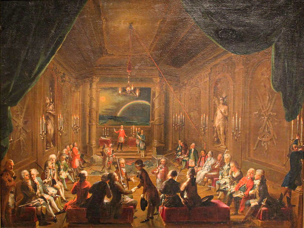 ignaz unterberger initiation ceremony painting