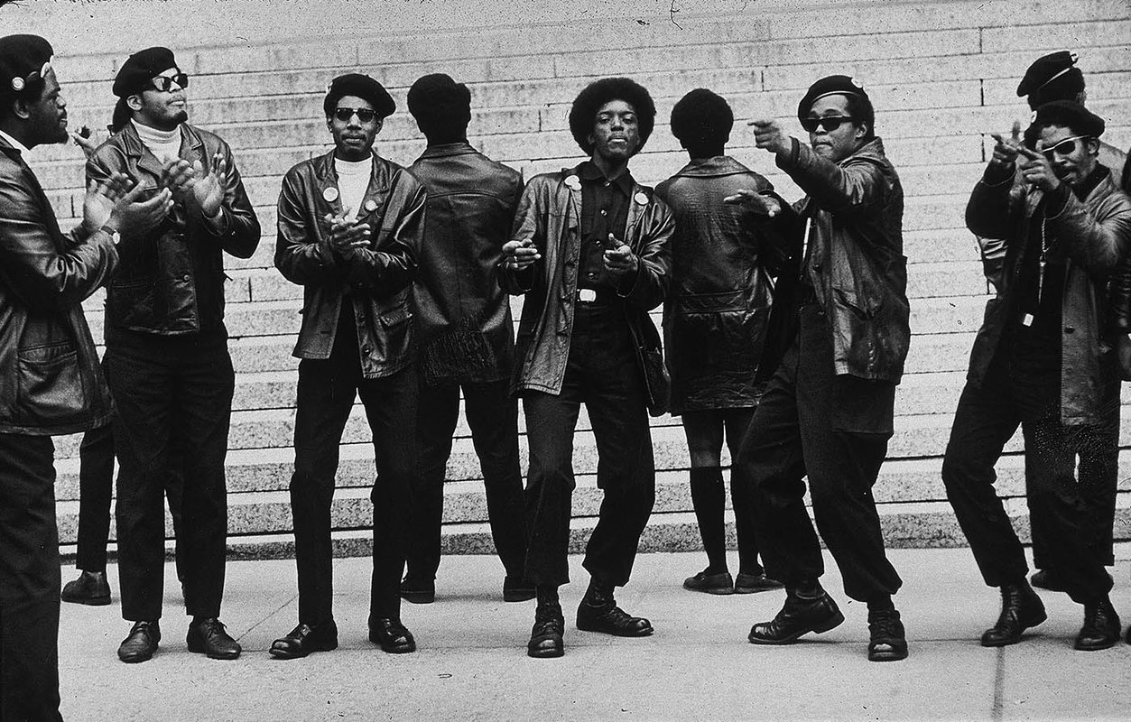 jack manning black panthers outside criminal courts new york 1969