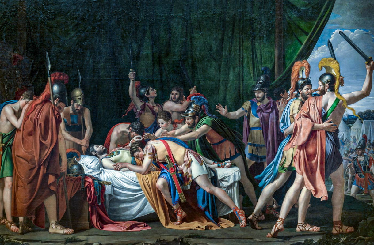 jose madrazo agudo death viriatus chief lusitanians painting