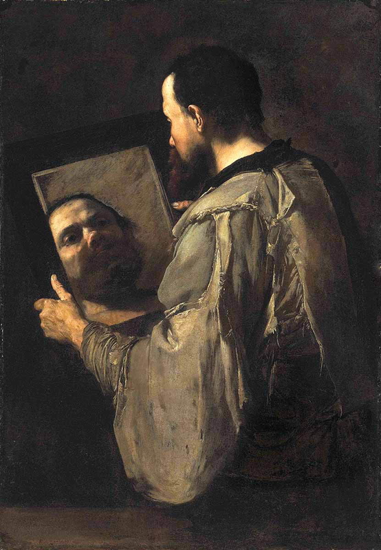 jusepe de ribera philosopher mirror