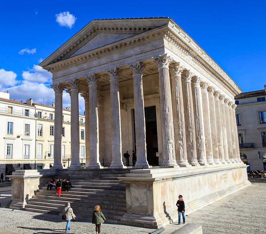 maison carree temple roman architecture