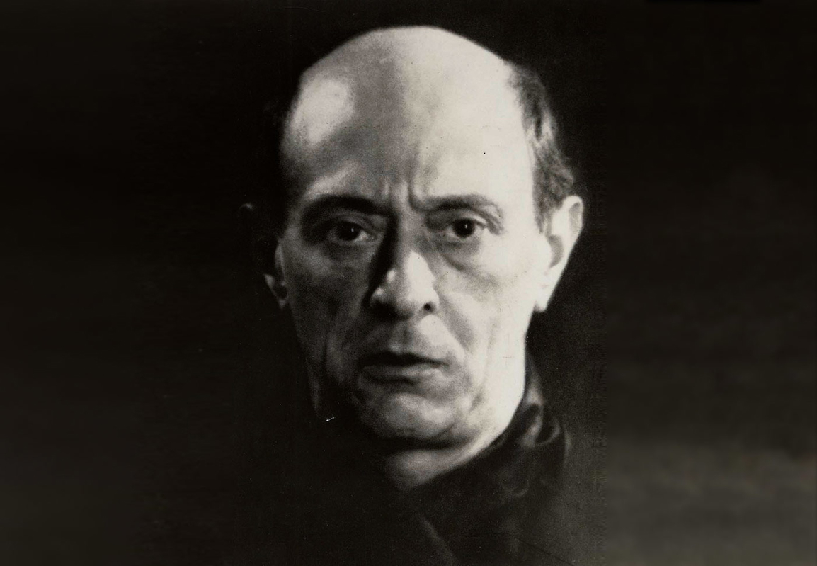man ray arnold schoenberg portrait