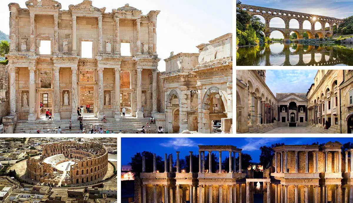 most impressive roman monuments outside Italy