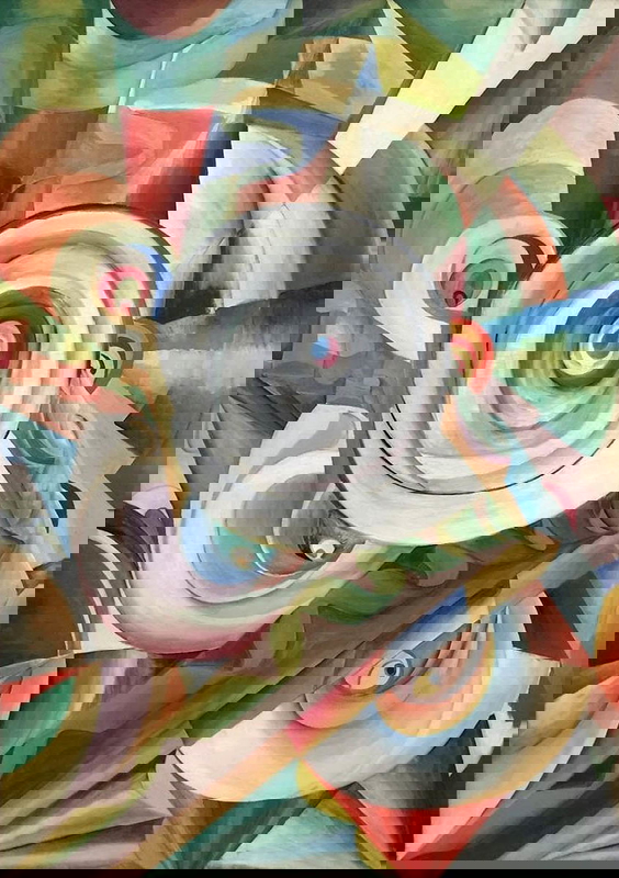 noise number 13 e e cummings oil painting